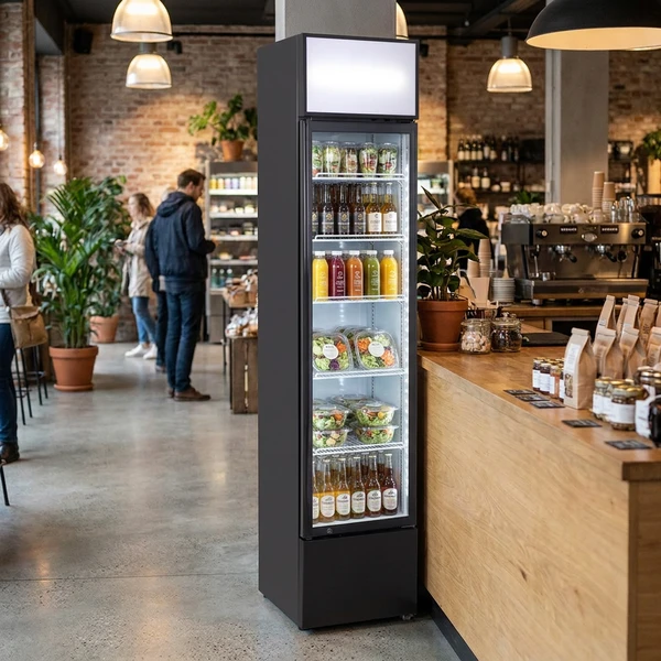 Display køleskab - DCC217BWD - Scandomestic DCC217BWD  color Sort