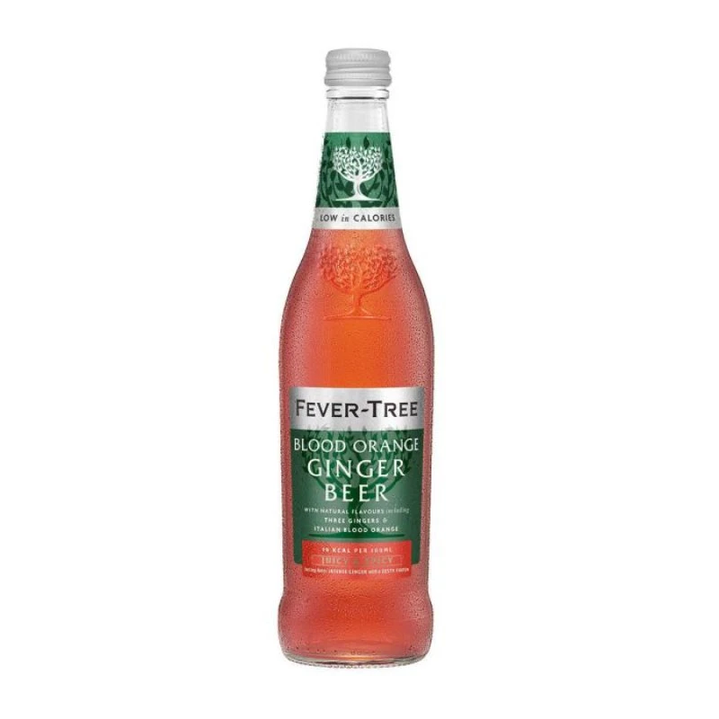 Fever-Tree Light Blood Orange Ginger Beer 50cl GBFEV0222  color Sort