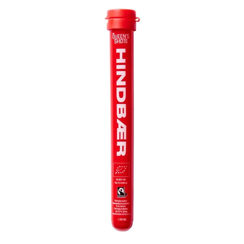 Queens Shotsrør Hindbær ØKO 50x2 cl 376939 by QUEENS color Sort