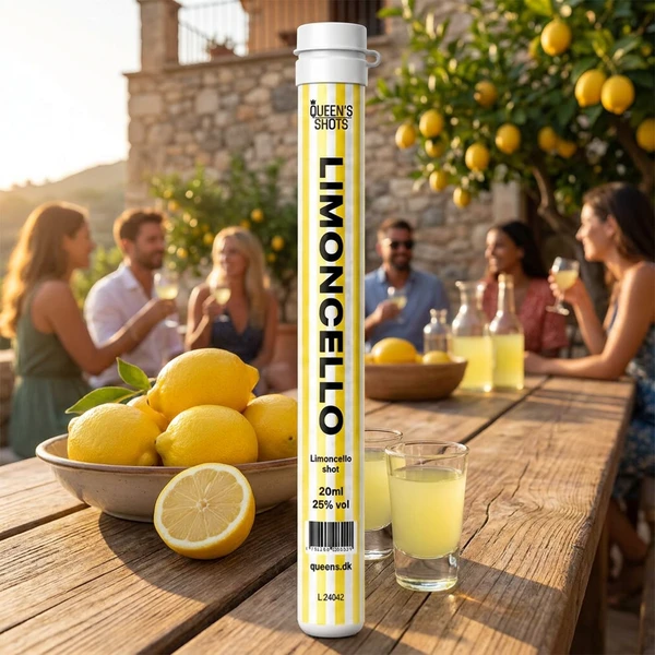 Queens Shotsrør Limoncello ØKO (50x2cl RØR) 390388 by QUEENS color Sort