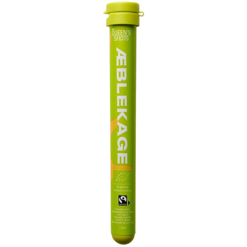 Queens Shotsrør Æblekage ØKO (50x2cl RØR) 390379 by QUEENS color Sort