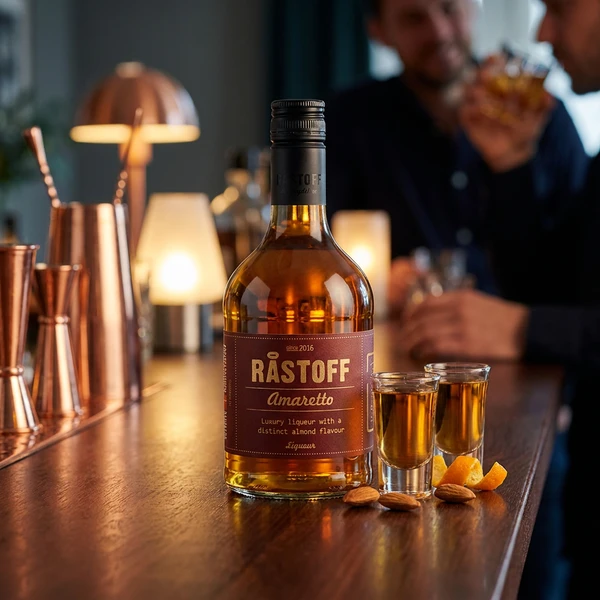 Råstoff Amaretto 70 cl 63728  color Sort