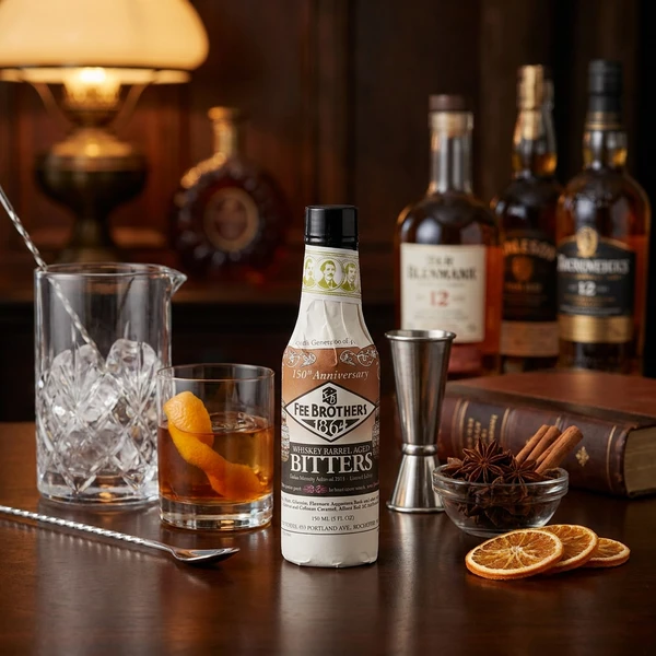 Fee Brothers Whisky Barrel Aged Bitter FL 15 62189  color Sort