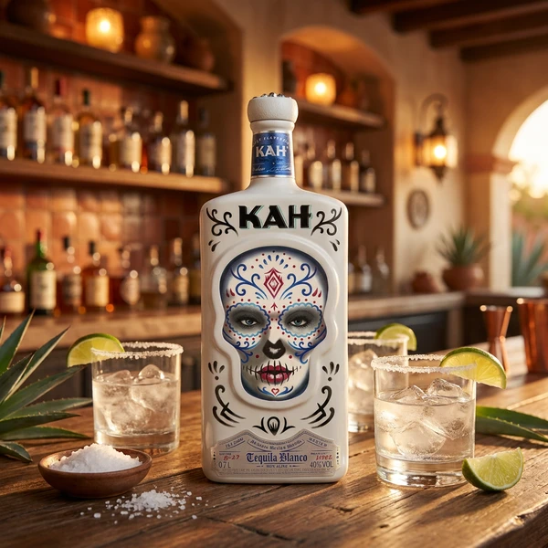 Kah Tequila Blanco FL 70 cl L-23-930-00  color Sort