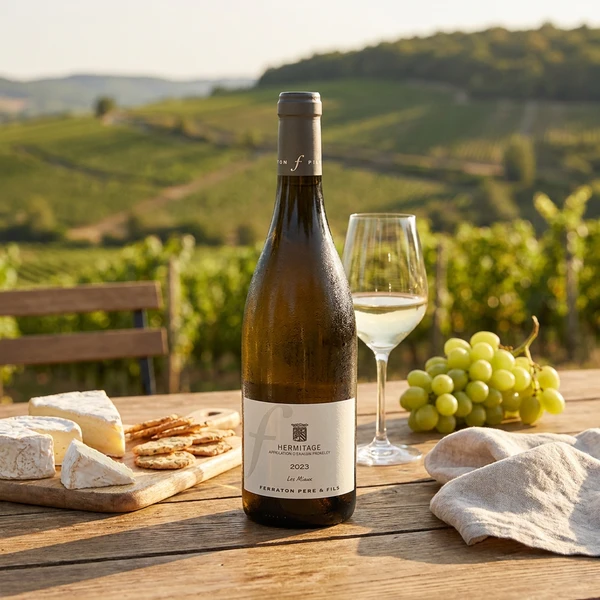 Ferraton Hermitage “Les Miaux” Blanc 0.75 liter L-67-893-00  color Sort