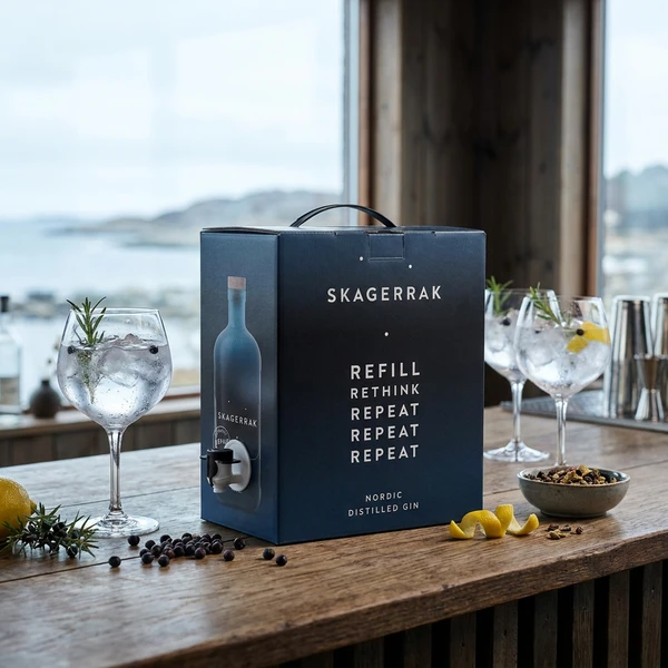 Skagerrak Nordic Dry Gin BIB 300 cl 1045032  color Sort