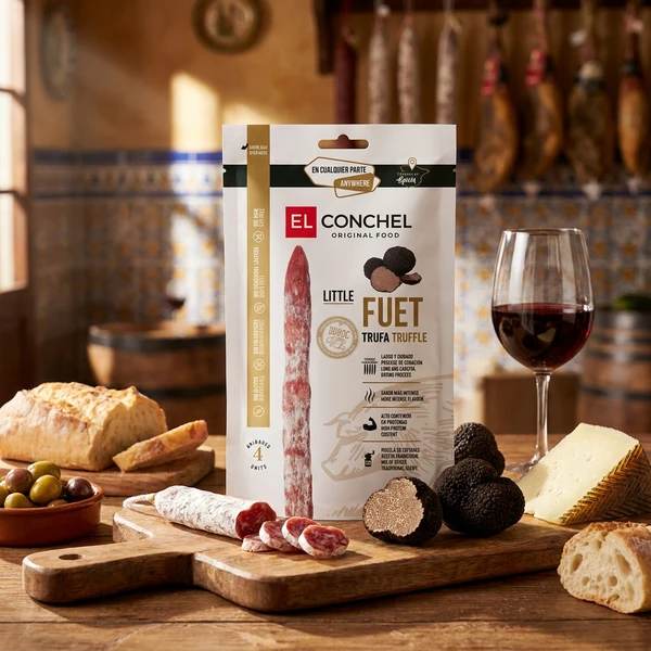 El Conchel Little Fuet med trøfler (Duroc) 55g 84099 by Deli Drengene color Sort