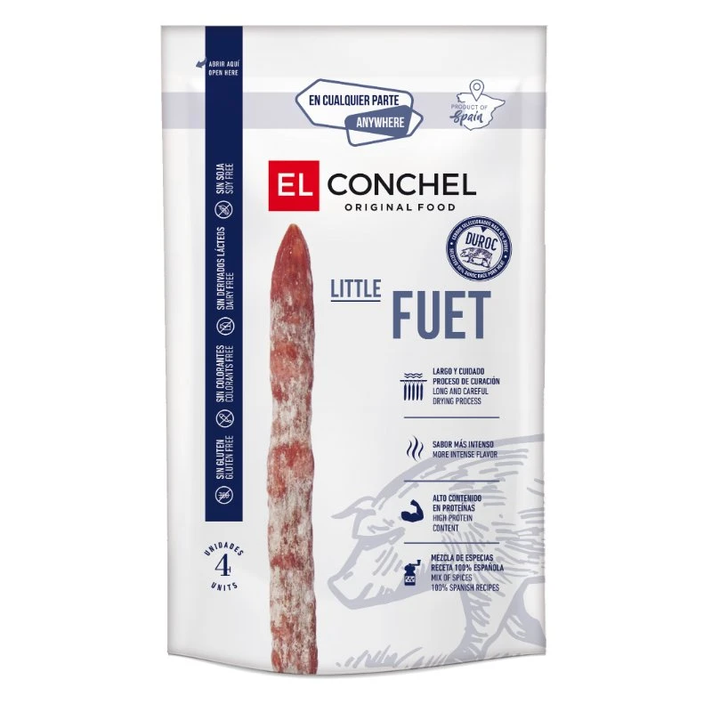 El Conchel Little Fuet (Duroc)  55g 84094 by Deli Drengene color Sort