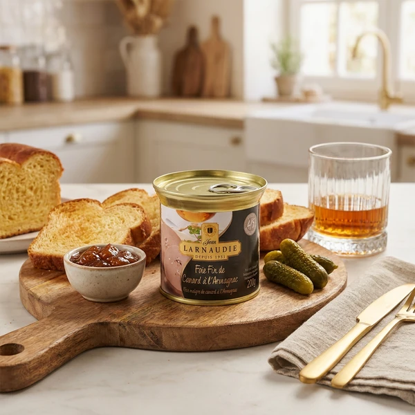 Foie Fin de Canard med armagnac 200g 16181DD by Deli Drengene color Sort