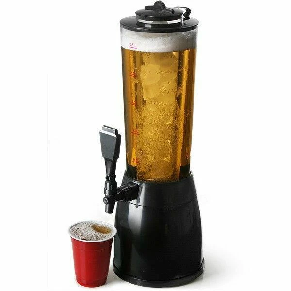Øl Dispenser med kølekammer 2,5 L 9471 by Drink color Sort