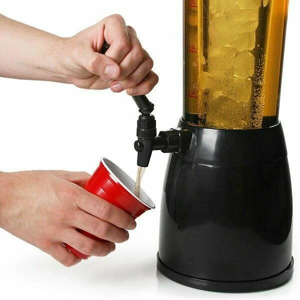 Øl Dispenser med kølekammer 2,5 L 9471 by Drink color Sort