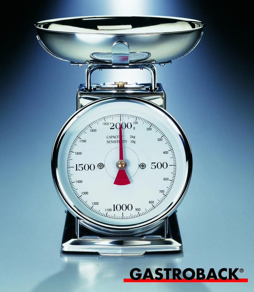 Køkkenvægt fra Gastroback i rustfrit stål 2 kg 30102GB by Gastroback color Sølv