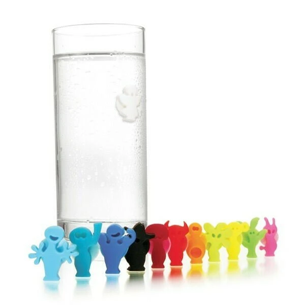 Glas Markør - Party People 1886060 by Vacu Vin color Sort