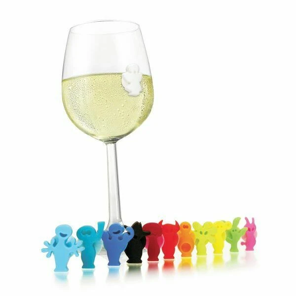 Glas Markør - Party People 1886060 by Vacu Vin color Sort