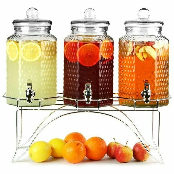 Triple drinks dispenser med stander 12 L 13921 by Drink color Klar