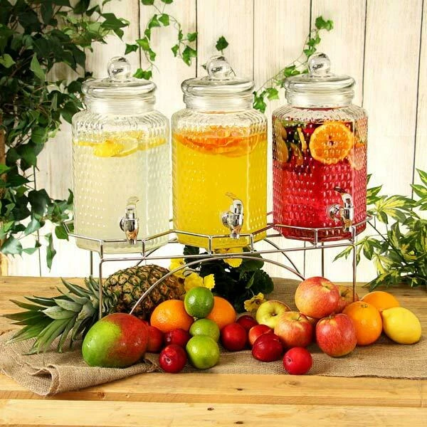 Triple drinks dispenser med stander 12 L 13921 by Drink color Klar
