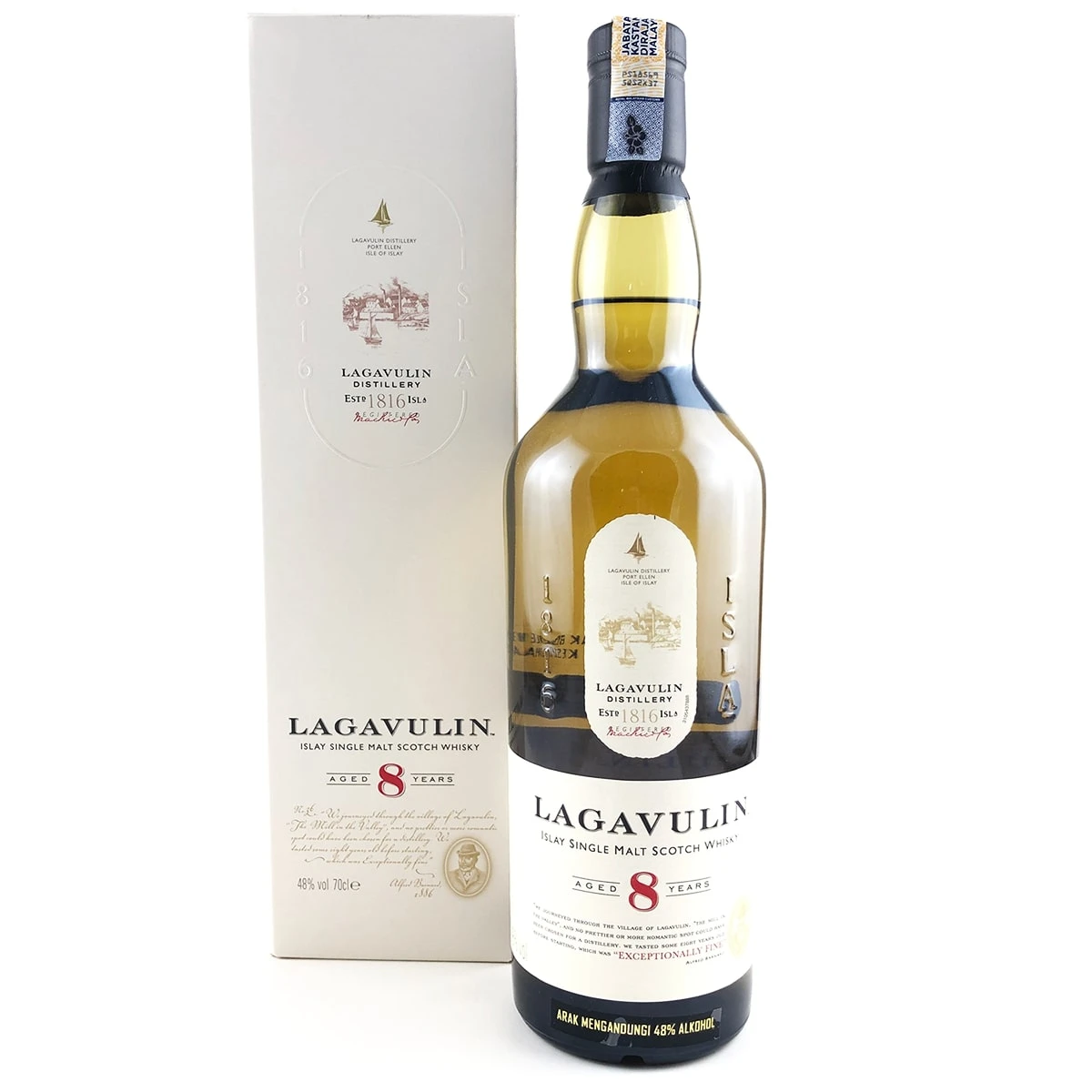Lagavulin 8 YO Islay Single Malt FL 70 55167 by LAGAVULIN color Sort