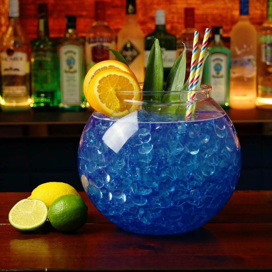 XL Plastik Cocktail Fish Bowl 5ltr 17380-347651 by Drink color Klar