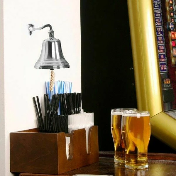 Chrome klokke 9cm 11654-24637 by Drink color Sølv