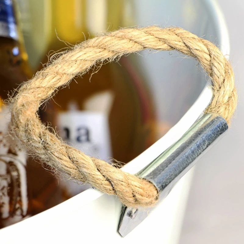 Party Spand med Håndtag 20554-39519 by Drink color Hvid