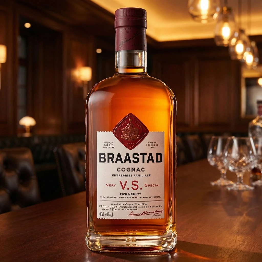 Braastad VS Cognac 70 cl 50039 by BRAASTAD color Sort