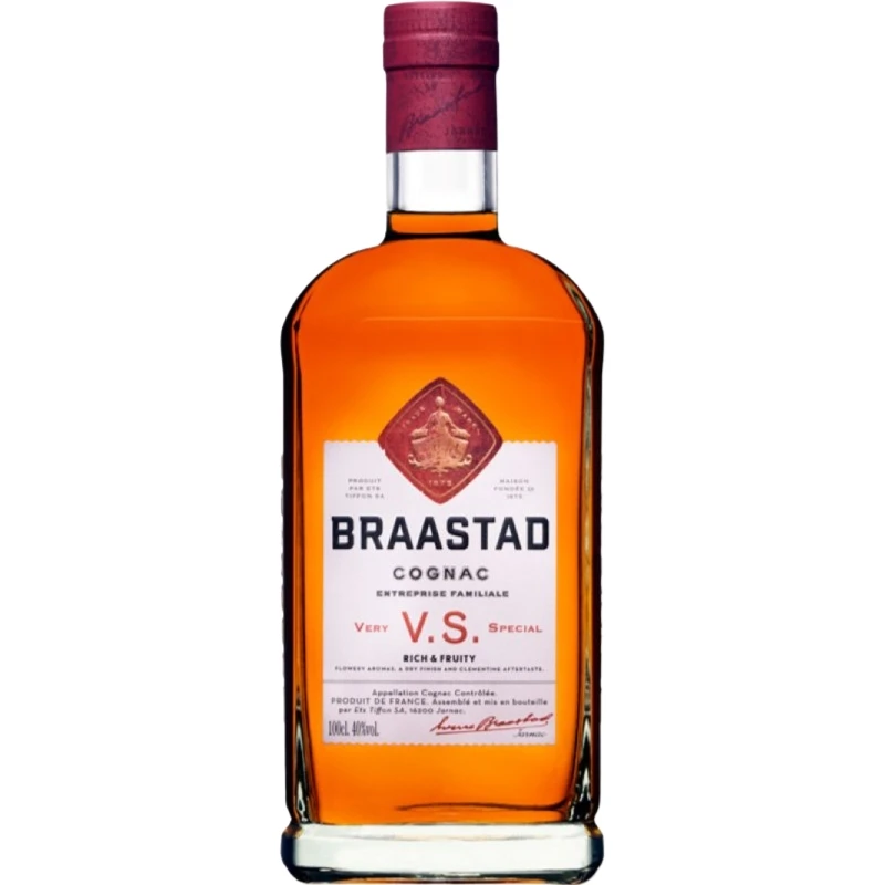 Braastad VS Cognac 70 cl 50039 by BRAASTAD color Sort