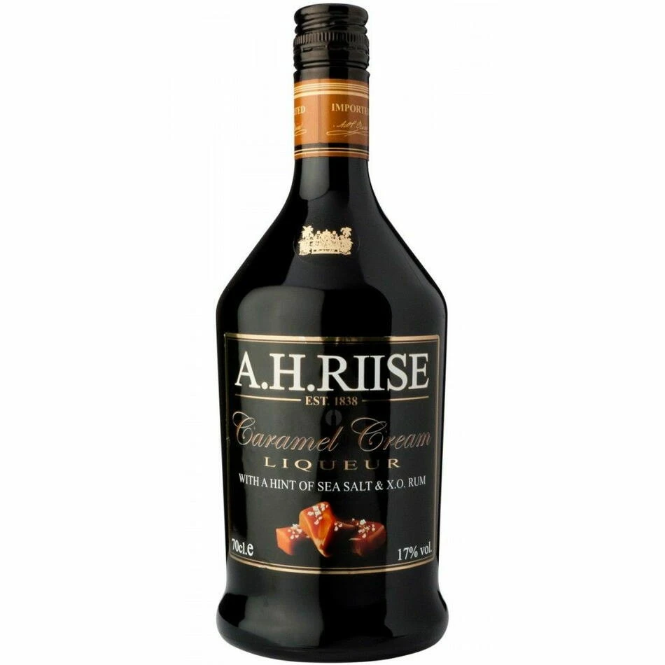 Old St. Croix Caramel Cream Liqueur FL 70 63262 by A.H. Riise color Sort
