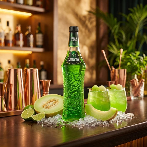 Midori Melon Liqueur 70 cl 63135 by MIDORI color Sort
