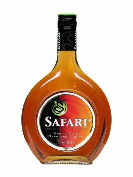 Safari Exotic Frugtlikør 20% 70 cl 63012 by SAFARI color Sort