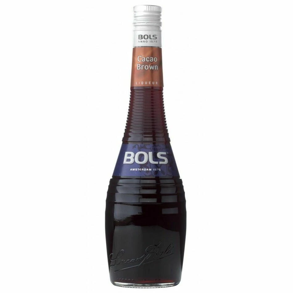 Bols Liqueur Creme de Cacao Brown FL 50 63120 by BOLS color Sort