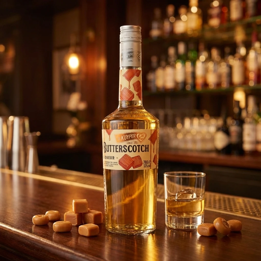 De Kuyper Butterscotch Flødekaramel Likør 70 cl 63292 by DEKUYPER color Sort