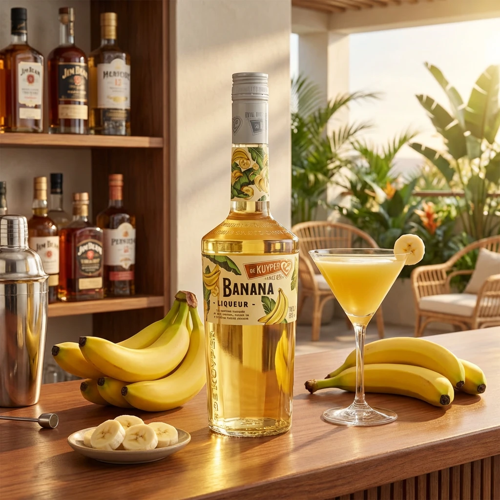De Kuyper Liqueur Creme de Bananes 70 cl 63309 by DEKUYPER color Sort