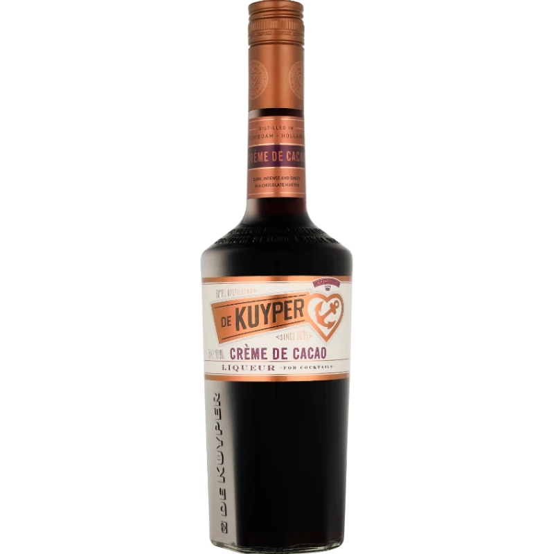De Kuyper Liqueur Creme de Cacao Brown 70 cl 63211 by DEKUYPER color Sort