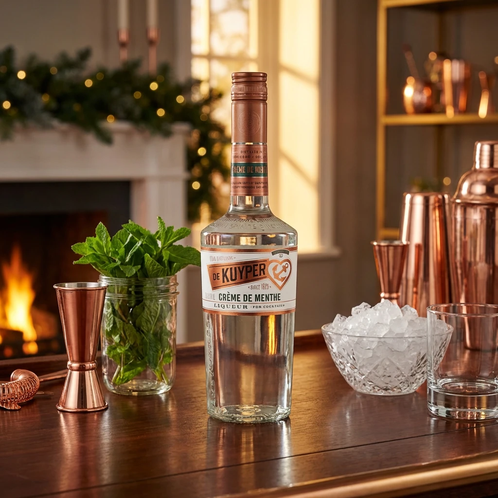 De Kuyper Liqueur Creme de Menthe White 70 cl 63267 by DEKUYPER color Sort