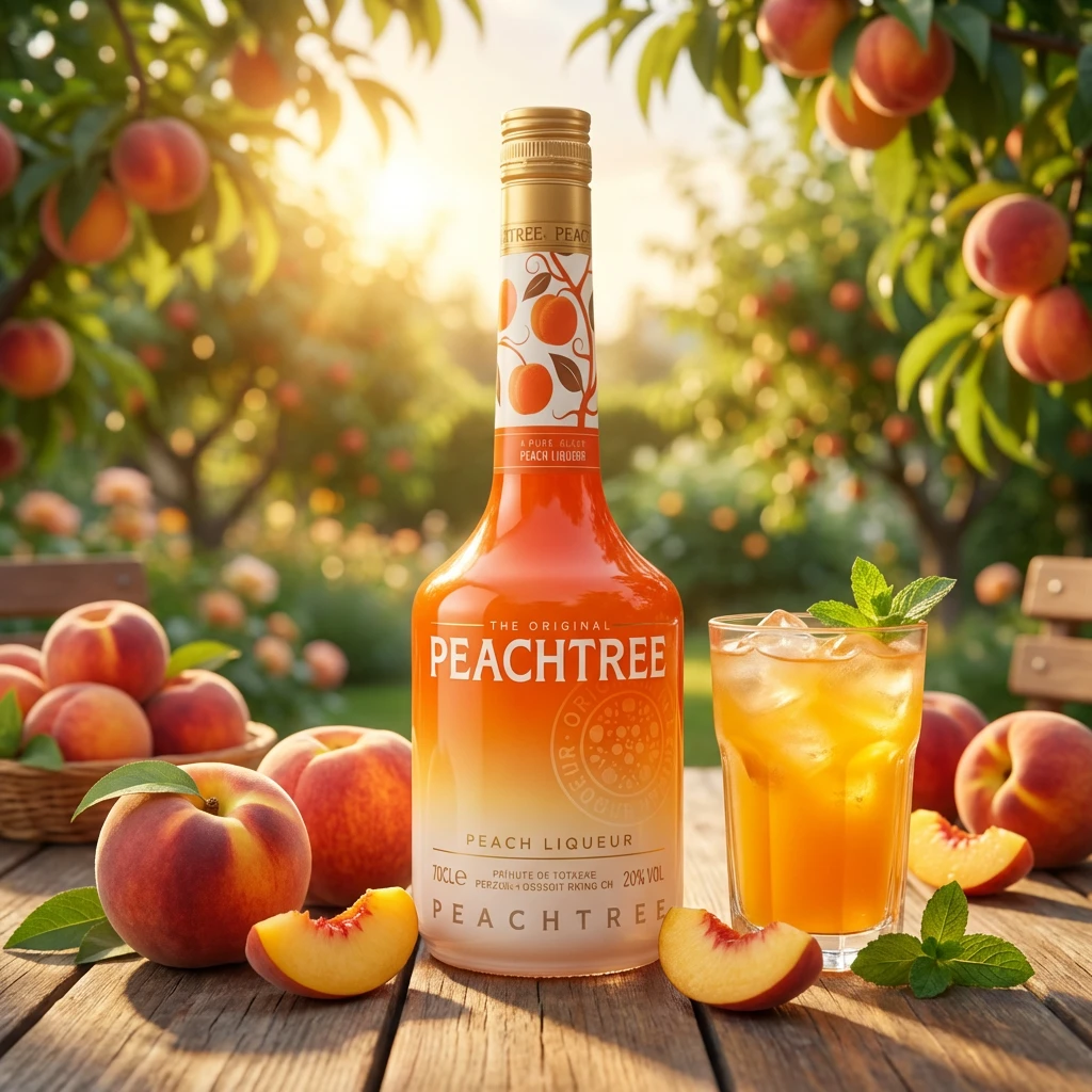 De Kuyper Liqueur Peachtree Ferskenlikør 70 cl 63205 by DEKUYPER color Sort