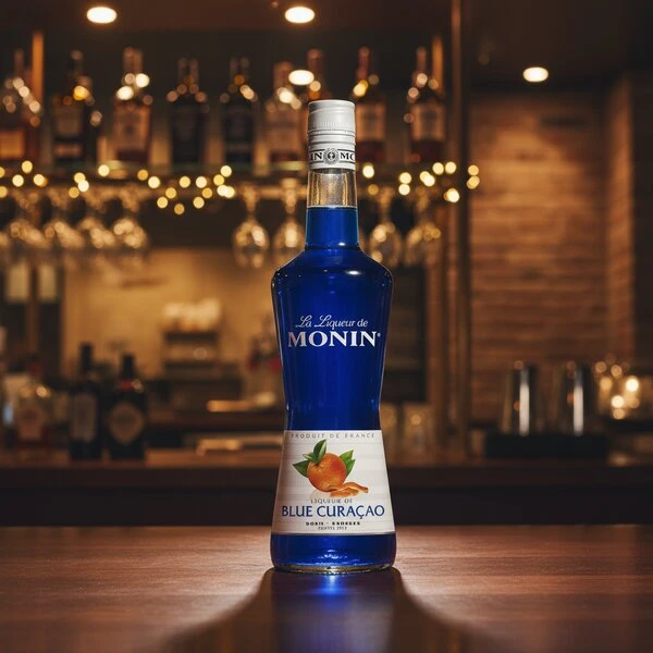 Monin Liqueur Curacao Blue FL 70 63021 by MONIN color Sort