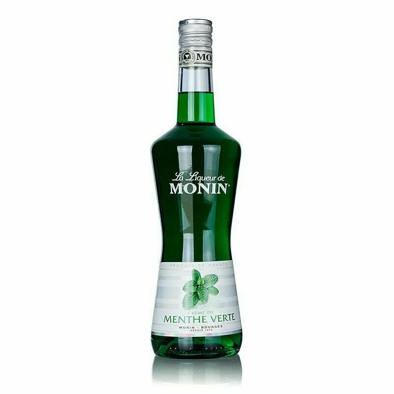 Monin Liqueur Menthe Verte / Pebermynte FL 70 63191 by MONIN color Sort