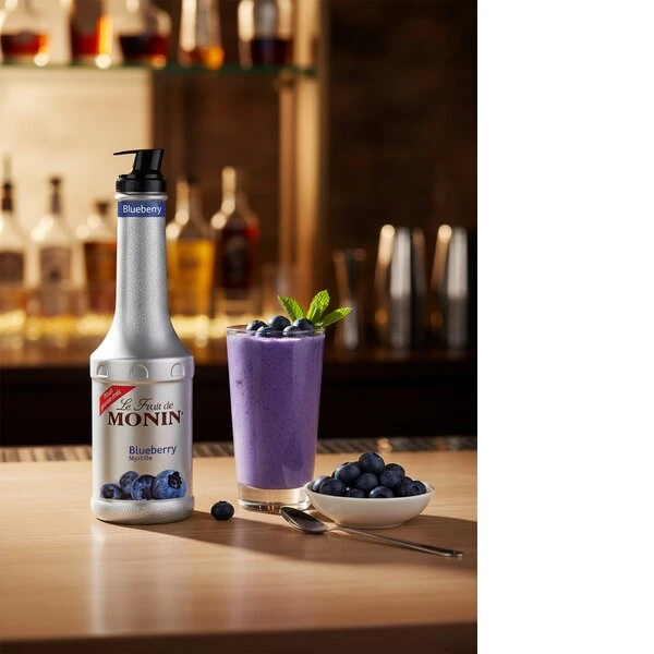 Monin Purémix Blåbær FL 100 61165 by MONIN color Blå