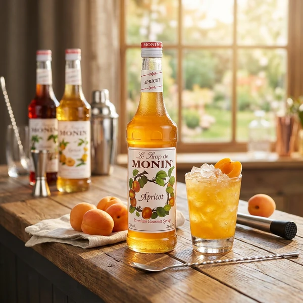 Monin Syrup Apricot /Abrikos FL 70 61012 by MONIN color Sort