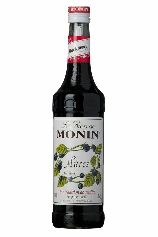 Monin Syrup Blackberry / Brombær FL 70 61016 by MONIN color Sort