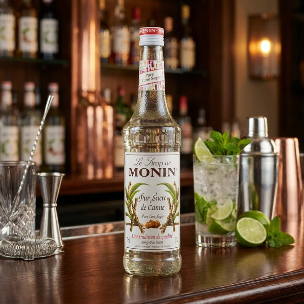 Monin Syrup Cane Sugar / Rørsukker FL 70 61047 by MONIN color Sort