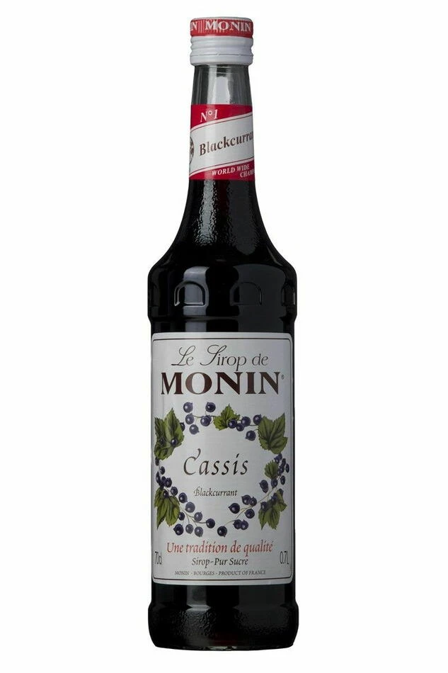 Monin Syrup Cassis / Solbær FL 70 61050 by MONIN color Sort