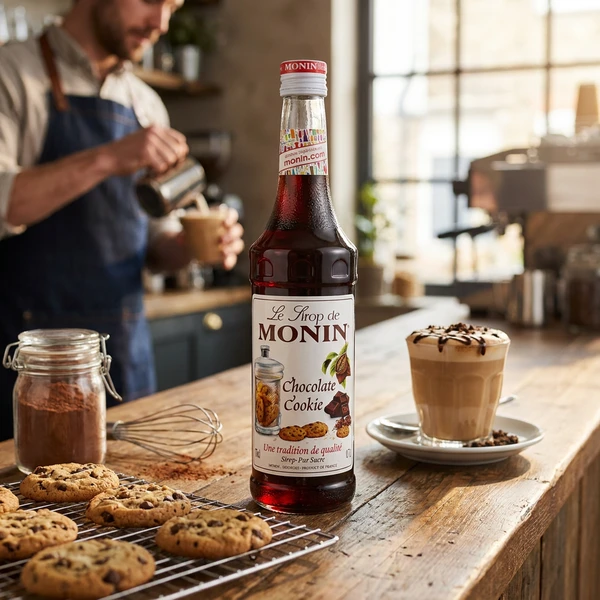 Monin Syrup Chocolate Cookie / Chokoladekage FL 70 61172 by MONIN color Sort