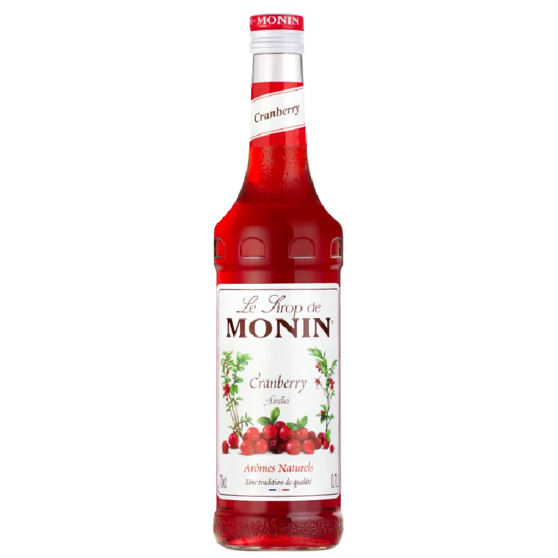 Monin Syrup Cranberry / Tranebær FL 70 61174 by MONIN color Sort