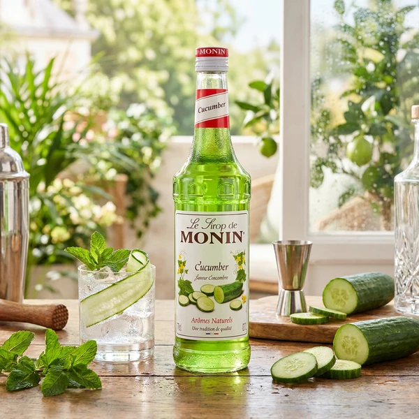 Monin Syrup Cucumber / Agurk FL 70 61083 by MONIN color Sort
