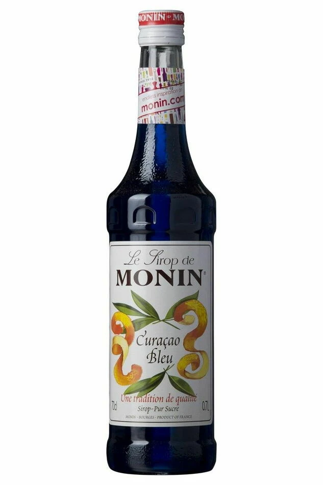 Monin Syrup Curacao Blue / Curacao Blå FL 70 61019 by MONIN color Blå