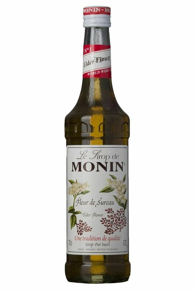 Monin Syrup Elderflower / Hyldeblomst FL 70 61031 by MONIN color Sort