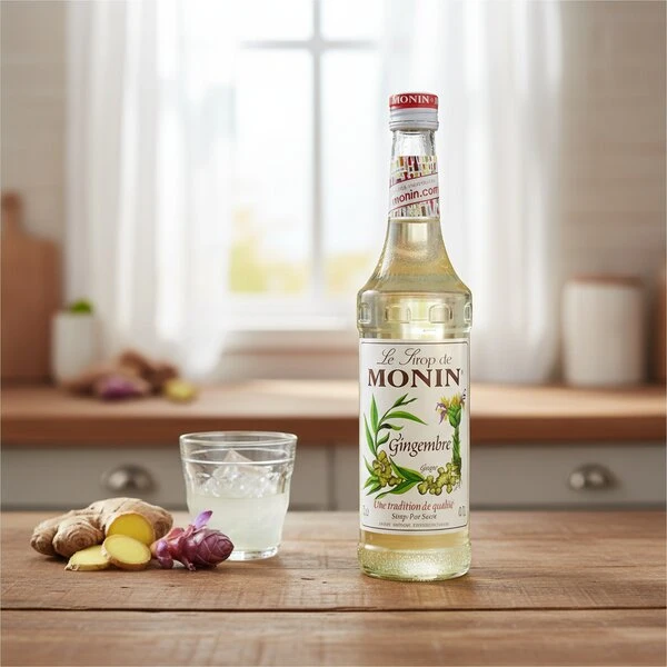 Monin Syrup Ginger / Ingefær FL 70 61032 by MONIN color Sort