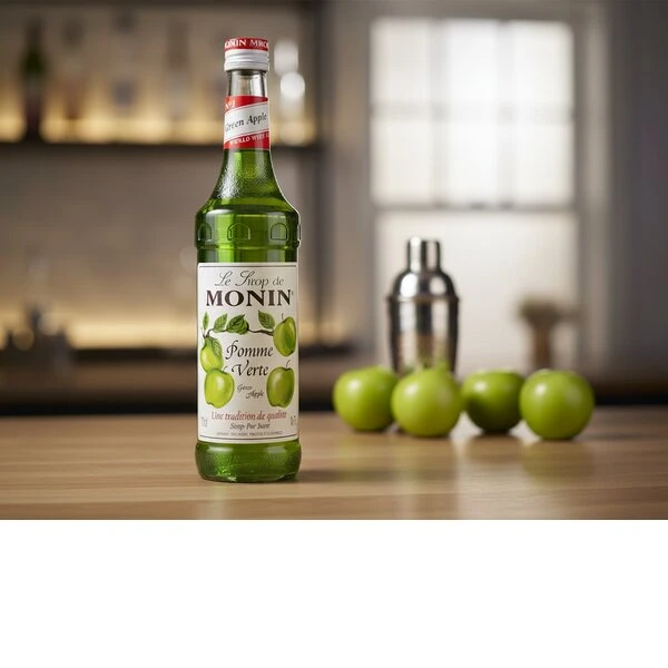Monin Syrup Green Apple / Æble FL 70 61027 by MONIN color Sort