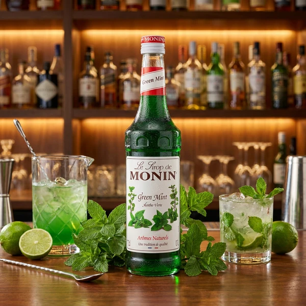 Monin Syrup Green Mint / Menthe Verte FL 70 61026 by MONIN color Sort
